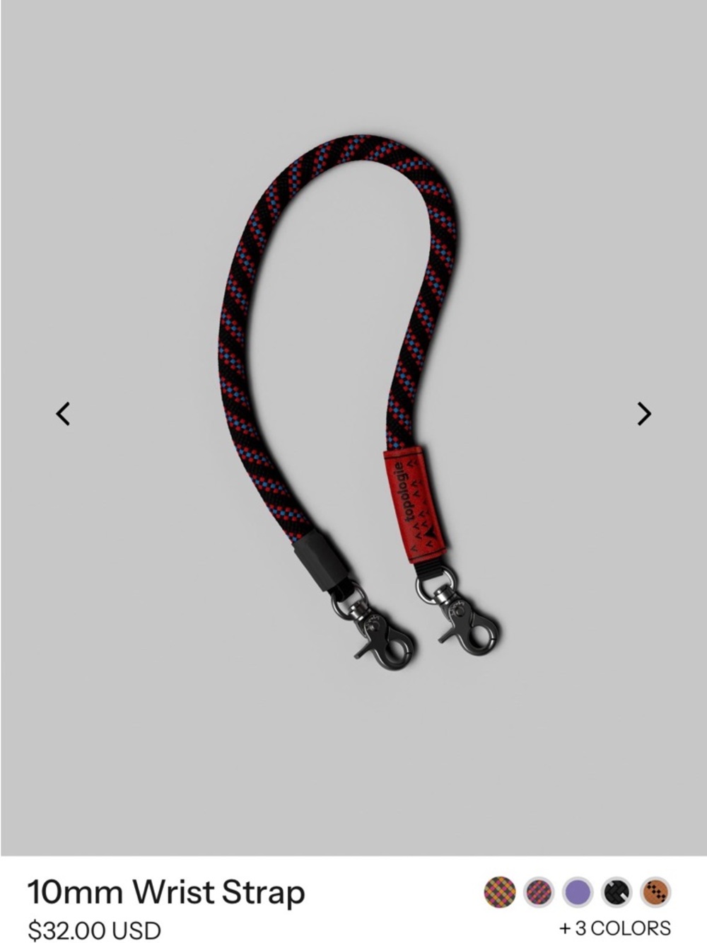 10mm Wrist Strap